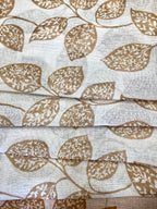 Hojas beige