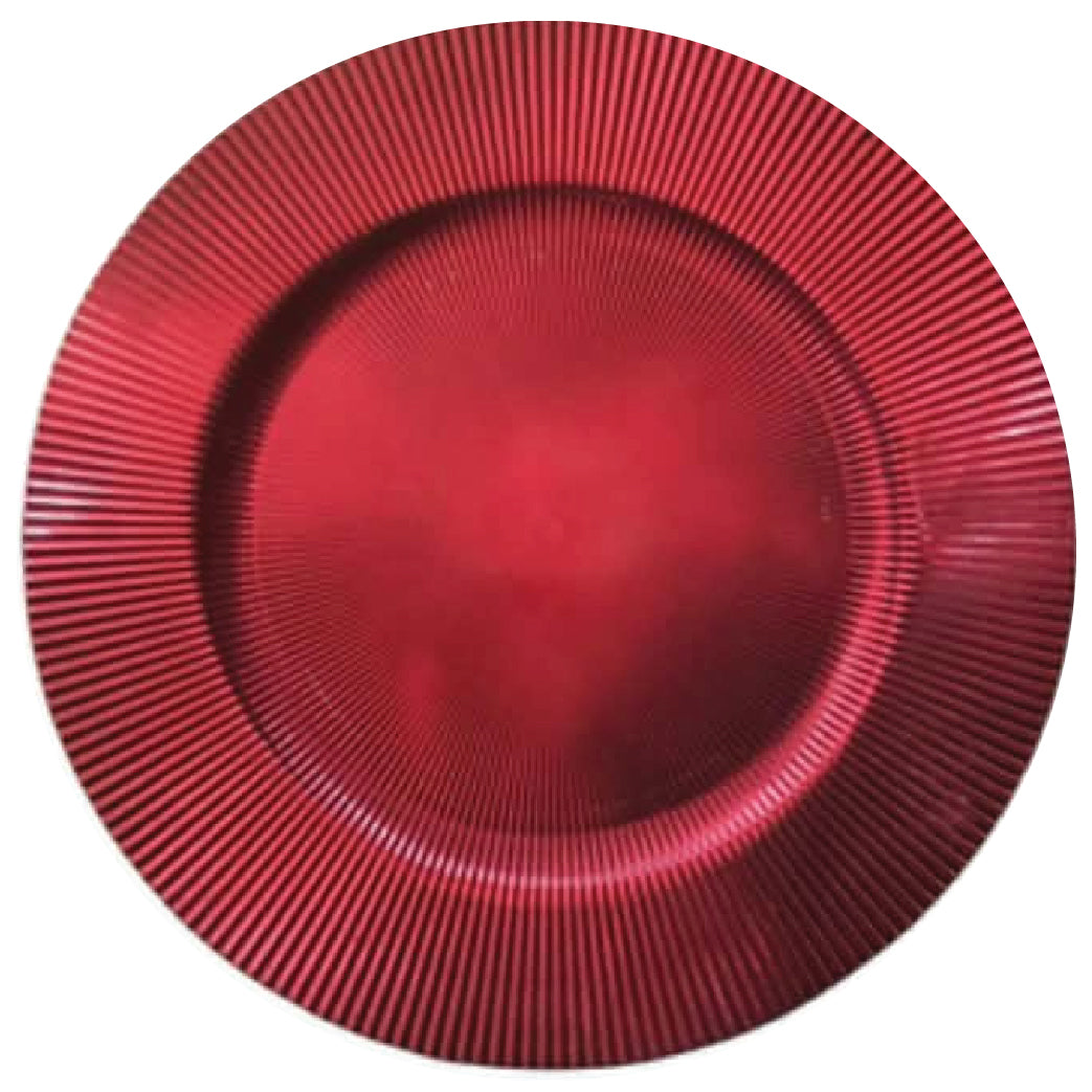 Plato Base Rojo