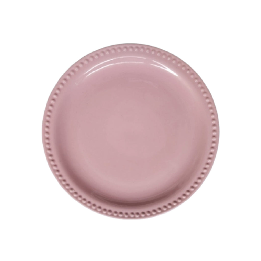 Plato Trinche Puntos Rosa