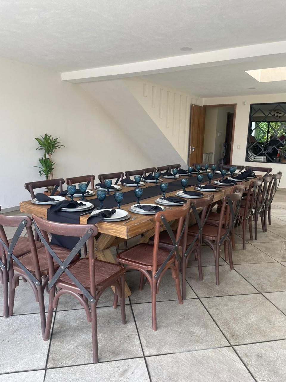 Silla Crossback Nogal