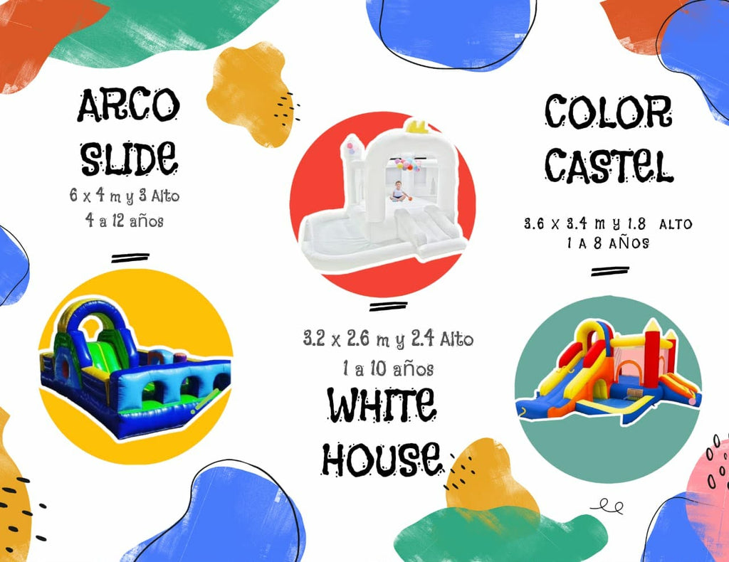 White castle con pelotas