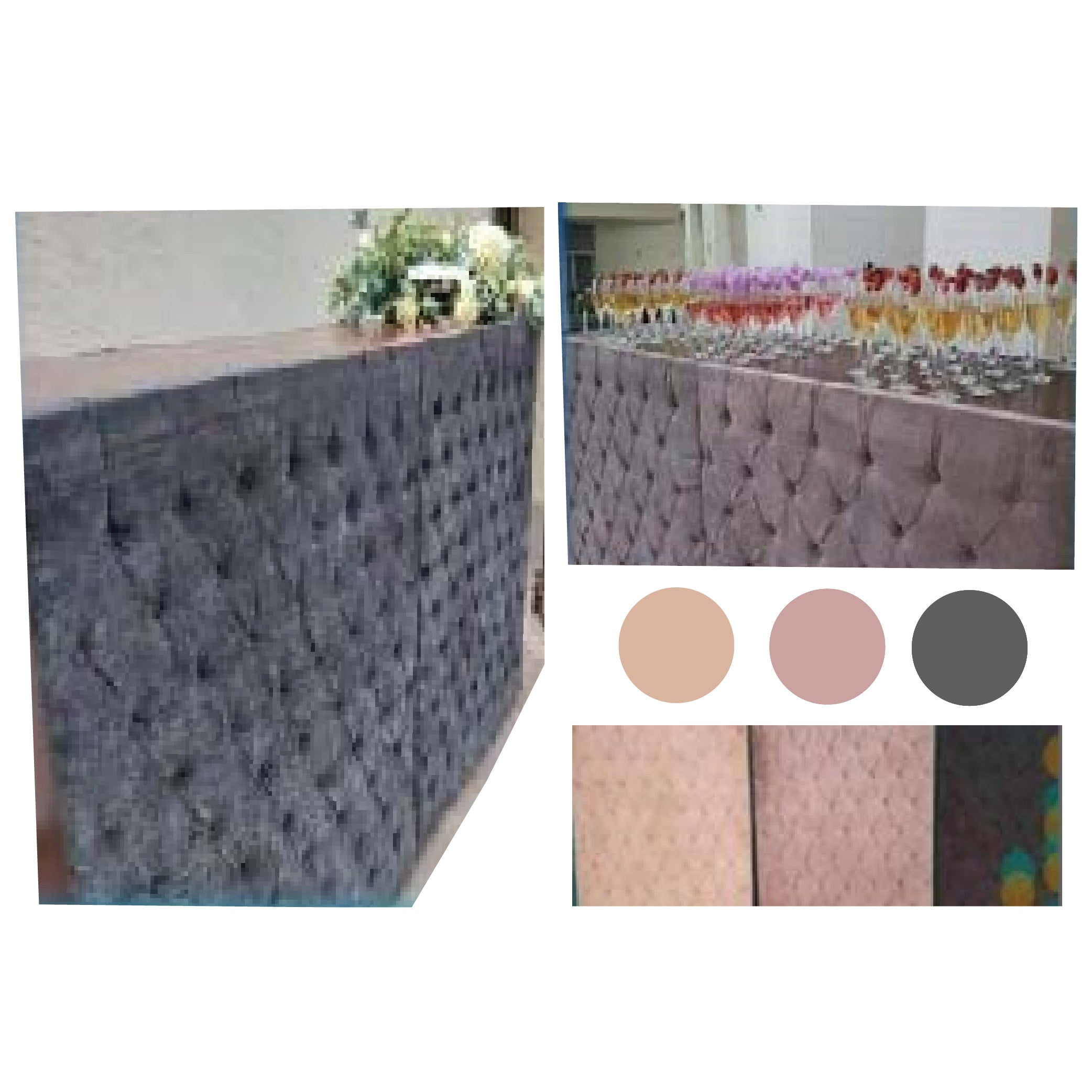 Barra capitonada 3 tonos