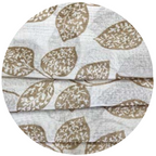 Hojas beige