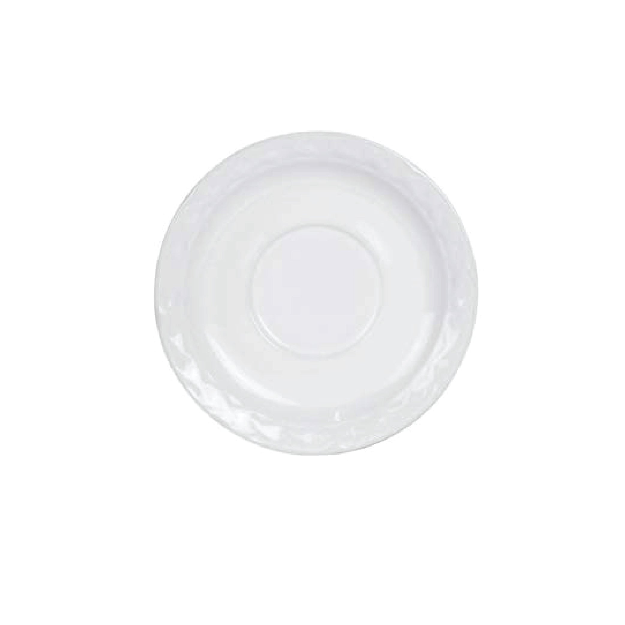 Plato cafetero blanco