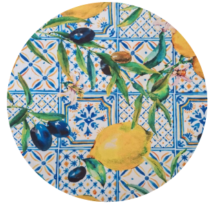 Talavera con limones
