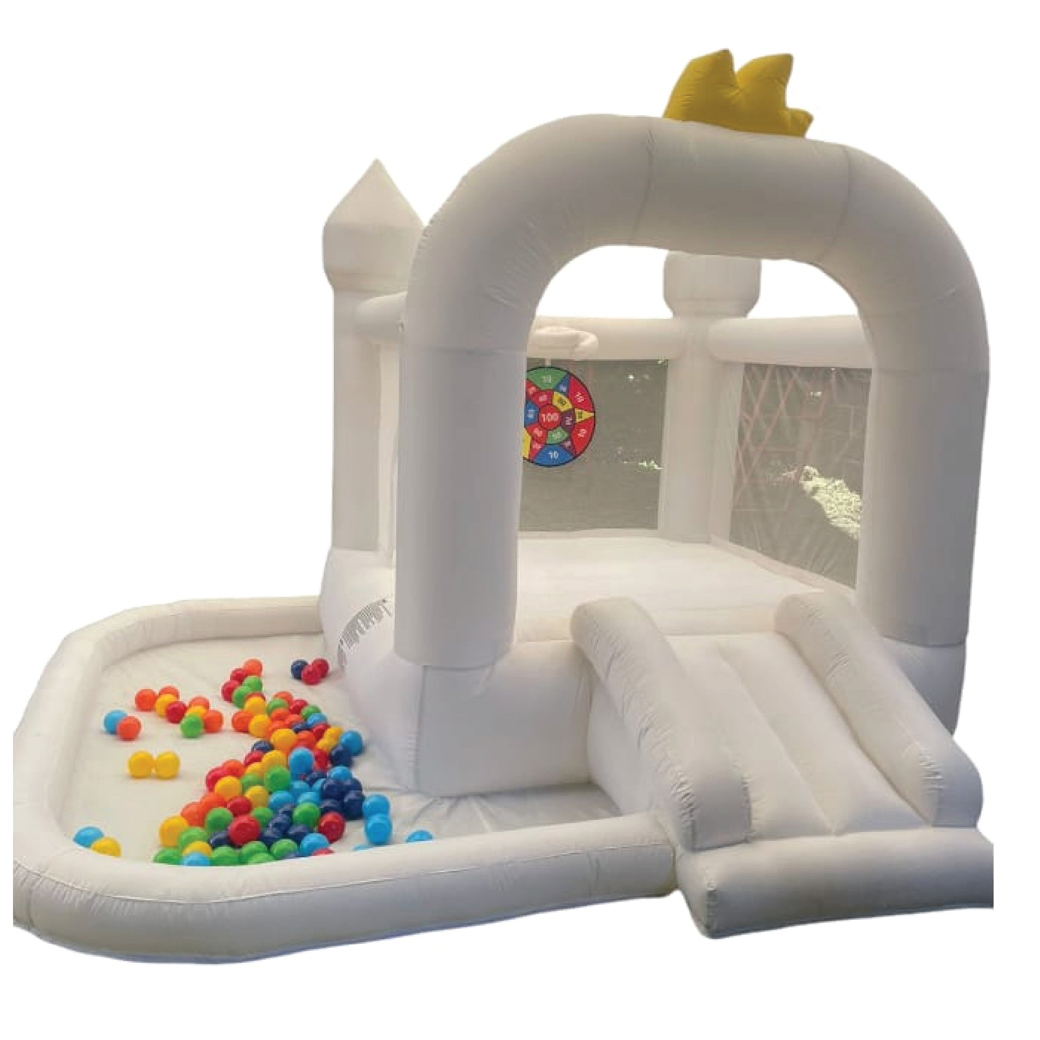 White castle con pelotas